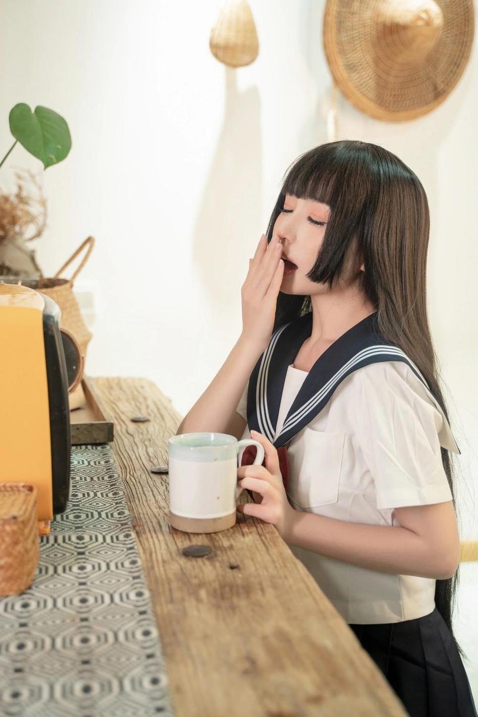 细腻呈现的cos作品：喵小吉双子拉姆雷姆全新分享