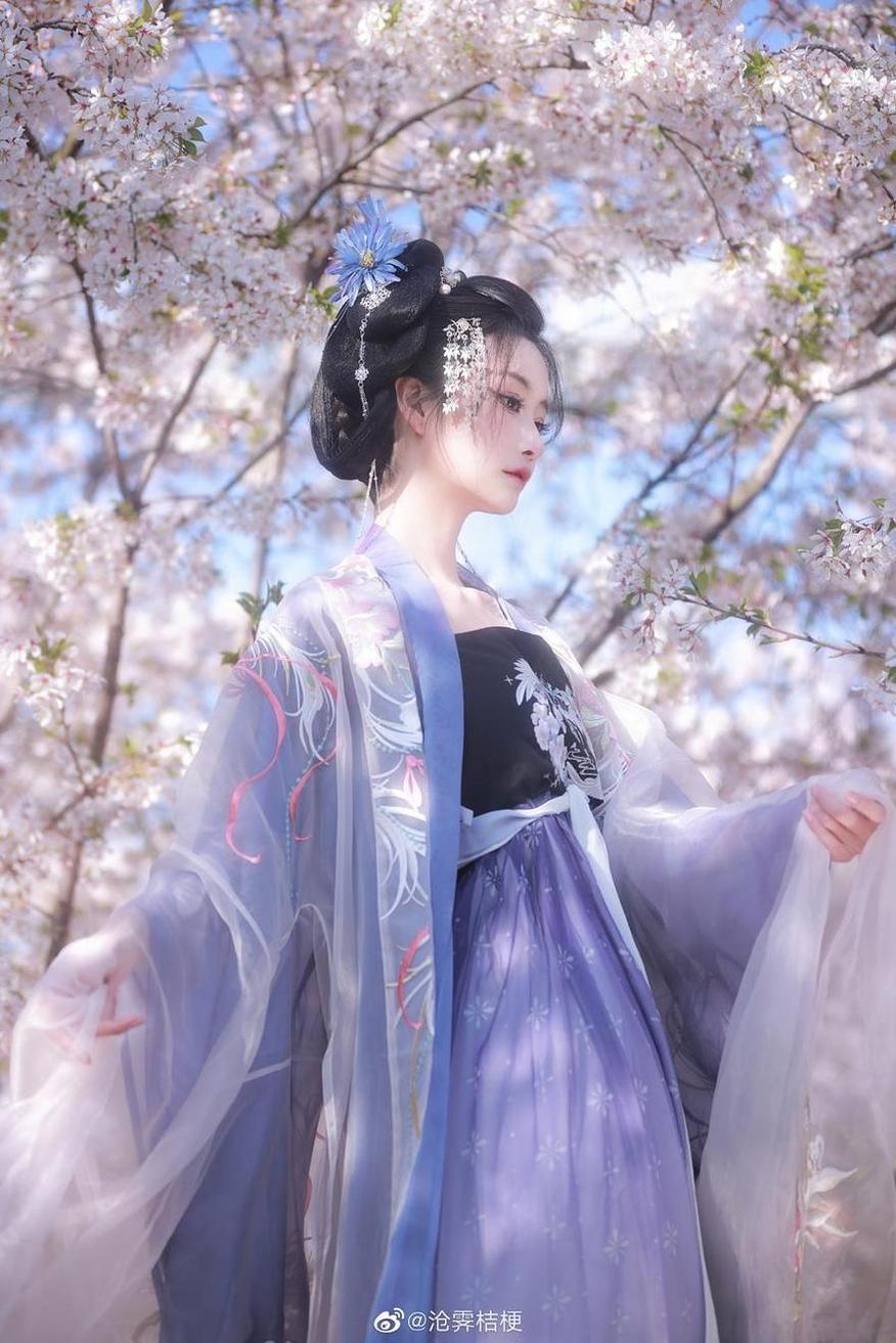 天生完美！沧霁桔梗套图美图奉上