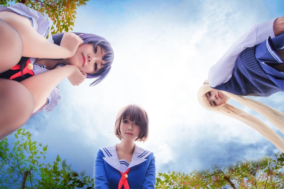潮流coser白金saki修女，每次更新都让人过目难忘