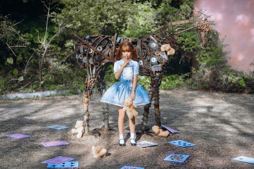 艺术心灵！蠢沫沫透明巫女摄影作品欣赏